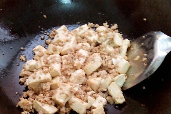 肉碎豆腐的做法图解6