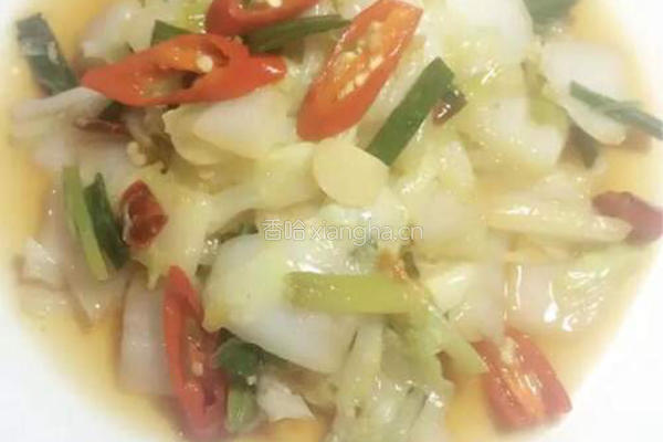 酸辣白菜的做法图解7