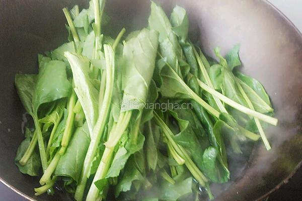 菠菜拌粉丝的做法图解3