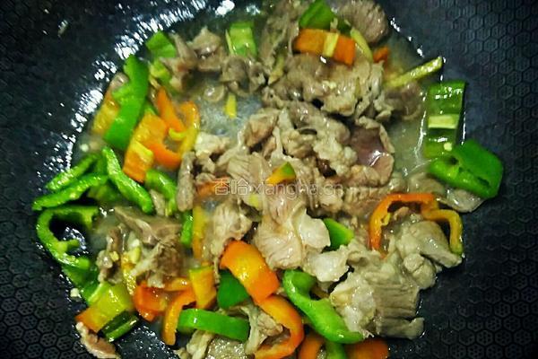 双椒羊肉的做法图解8