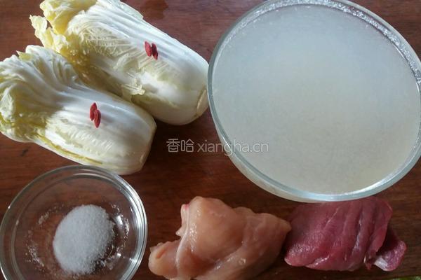 清汤娃娃菜的做法图解1