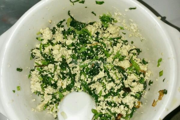 青菜豆腐水饺的做法图解4