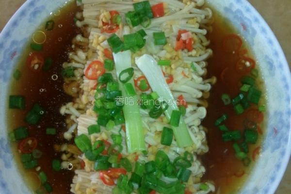 蒜香金针菇的做法图解10