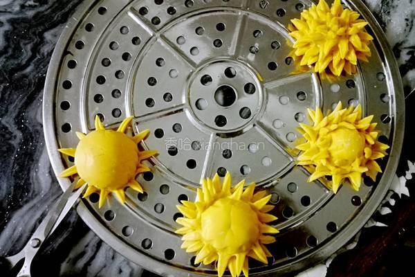 菊花馒头的做法图解6