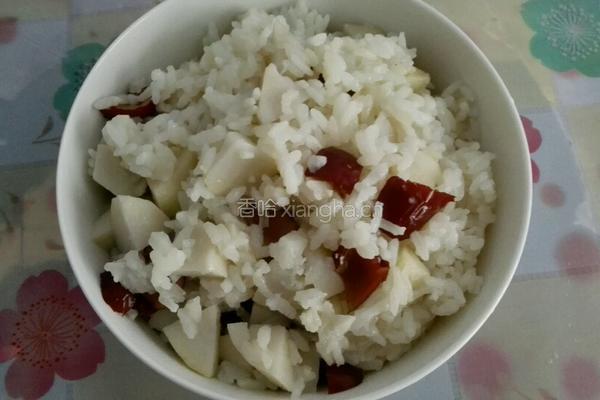 红枣芋头饭的做法图解6