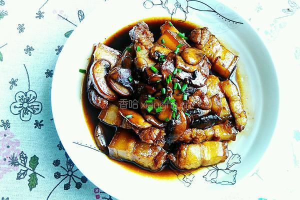 蘑菇红烧肉的做法图解17