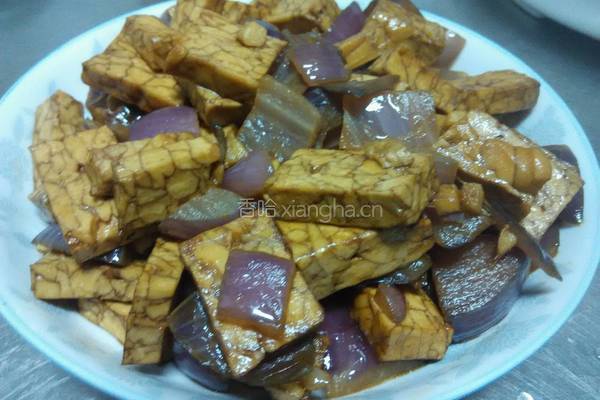 洋葱炒豆干的做法图解9