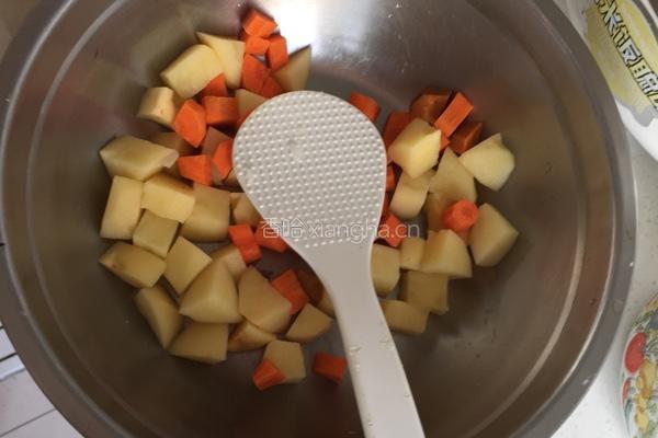 咖喱鸡肉饭的做法图解1