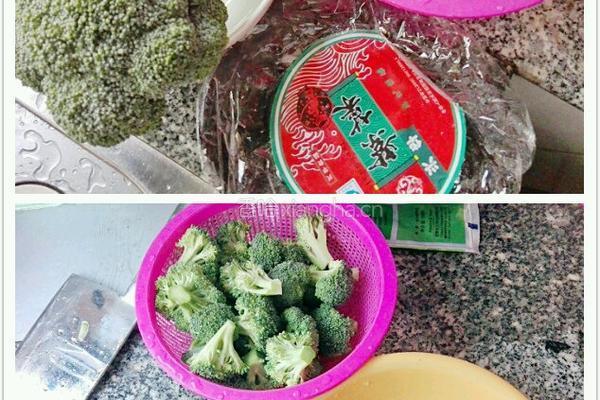 西兰花苹果树的做法图解1