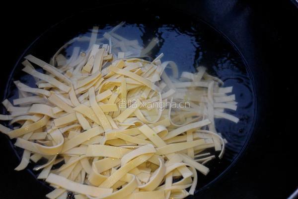 凉拌干豆腐的做法图解4