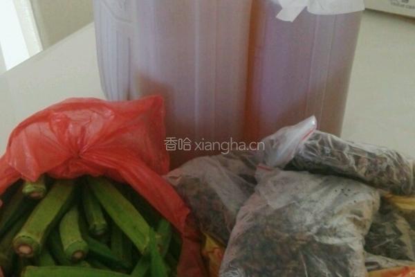 秋葵炒牛肉丸的做法图解1
