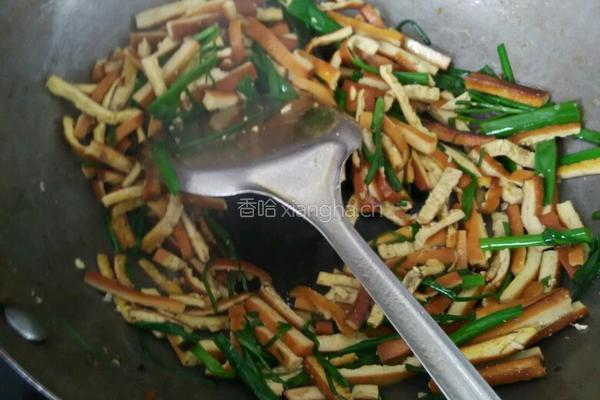 炒豆干的做法图解5