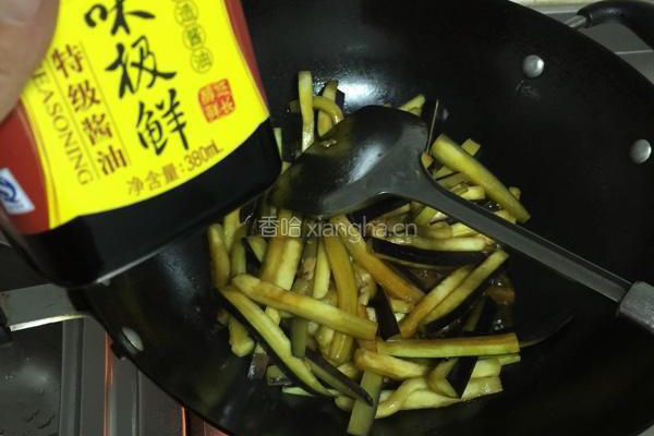 青椒茄子的做法图解5