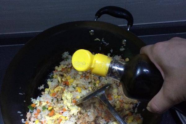 什锦蛋炒饭的做法图解7