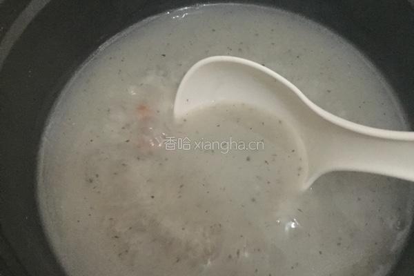 汤圆养生粥的做法图解1