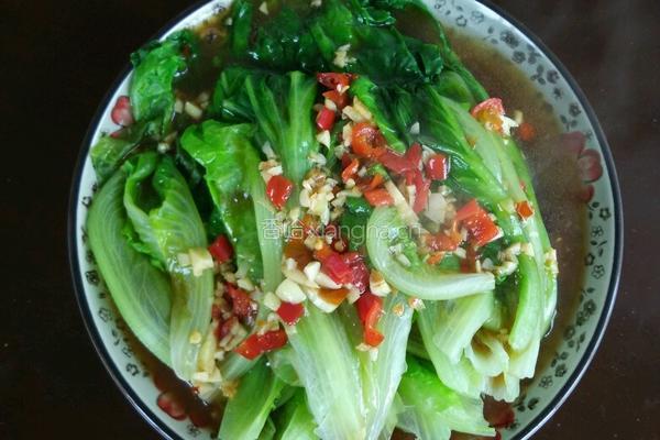 蚝油生菜的做法图解9