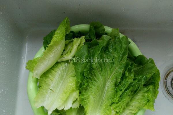 蚝油生菜的做法图解1