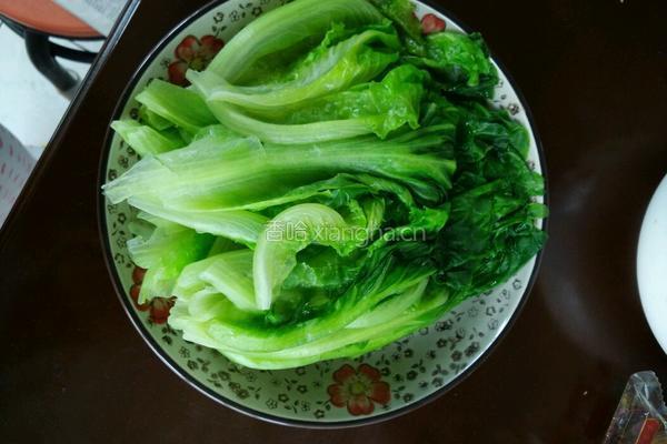 蚝油生菜的做法图解6
