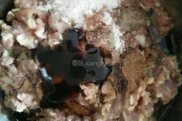 猪肉小白菜馅饼的做法图解3