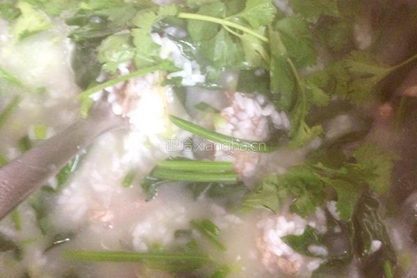 菠菜排骨粥