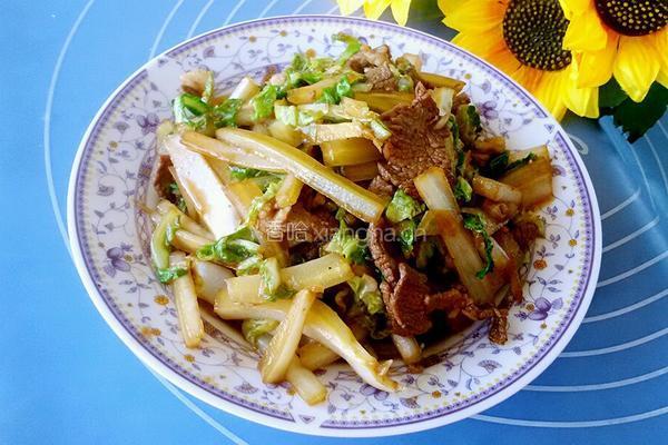 炒大白菜的做法图解10