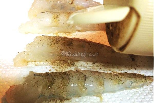 香脆烤虾的做法图解3