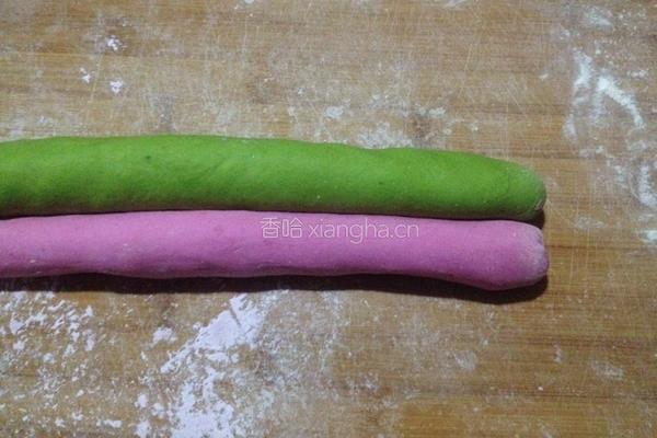 彩色水饺的做法图解3