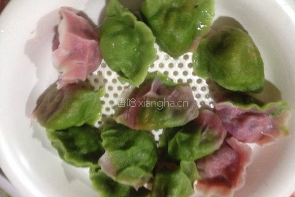 彩色水饺的做法图解9