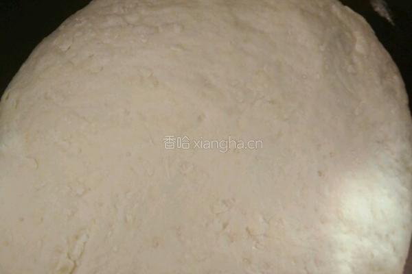 茴香肉丁发面饼的做法图解1