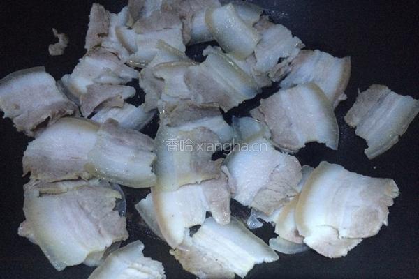 简易版回锅肉的做法图解5