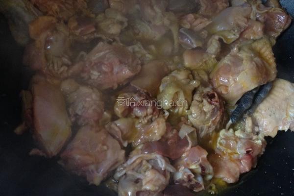 扁豆烧仔鸡的做法图解3