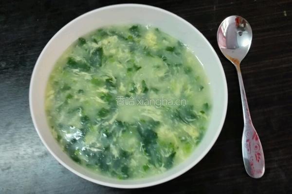 菠菜蛋花汤的做法图解10