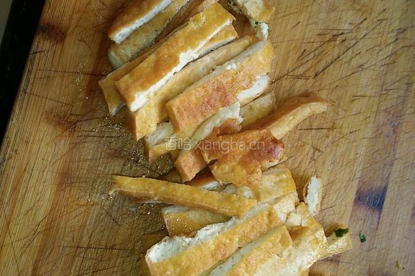 炒东北豆腐泡的做法图解3