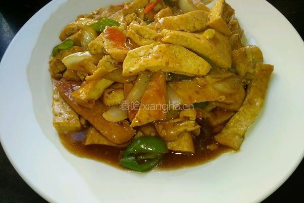 炒东北豆腐泡的做法图解4