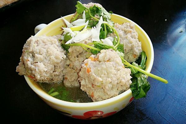 清蒸狮子头的做法图解4