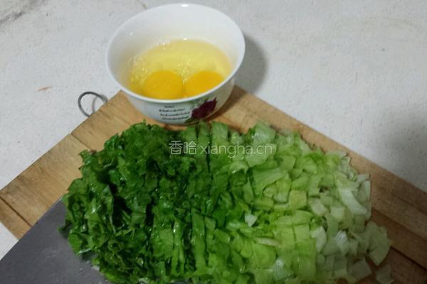 鸡蛋生菜炒米粉的做法图解3