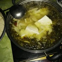 酸菜苦竹笋豆花的做法[图]