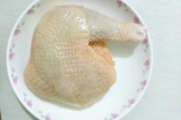 电饭锅冰糖焖鸡的做法图解1