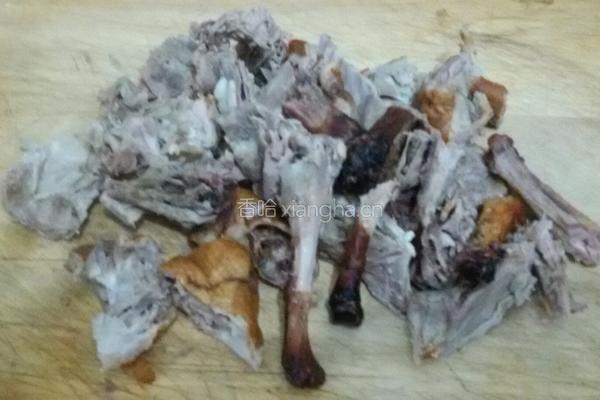椒盐鸭架子的做法图解2