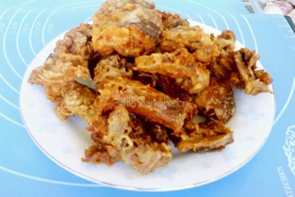 椒盐鸭架子的做法图解7