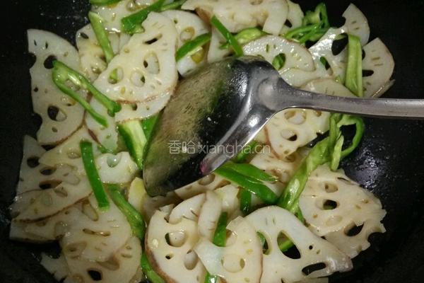 炒藕的做法图解4