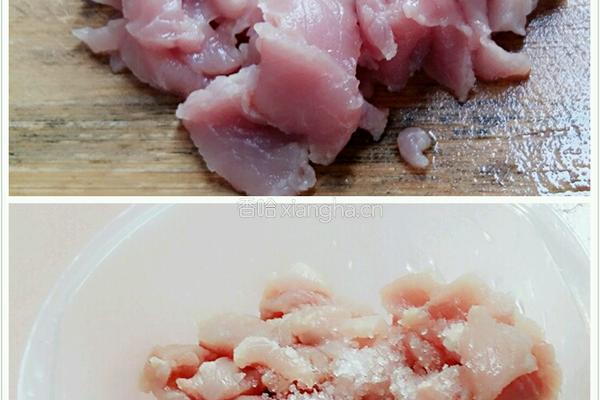 黄瓜炒肉的做法图解4