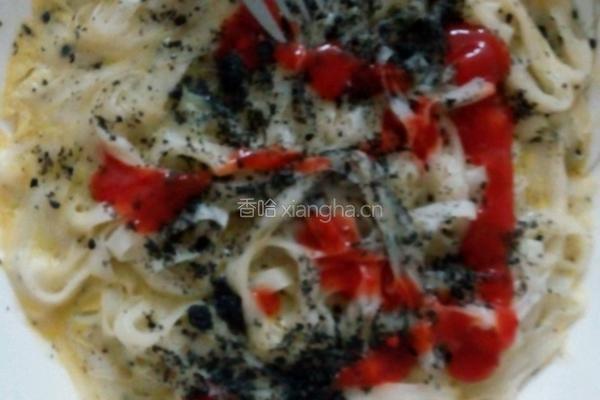 河粉披萨的做法图解4