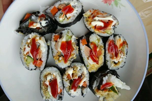 紫菜包饭的做法图解6