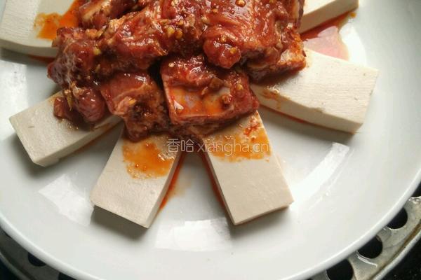 豆腐蒸排骨的做法图解6