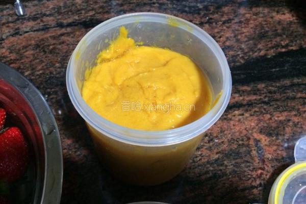 芒果慕斯蛋糕的做法图解3