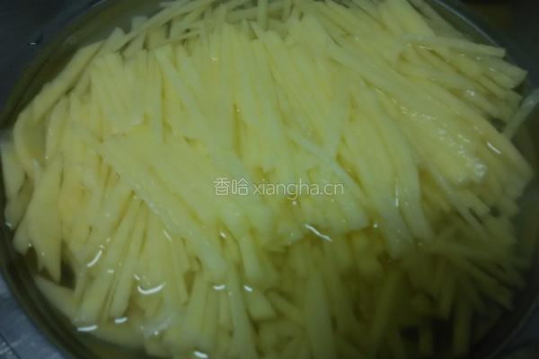 醋溜土豆丝的做法图解3