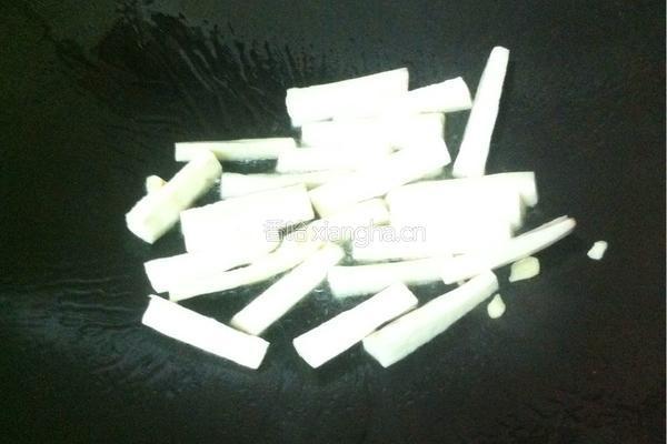 肉炒木耳山药的做法图解5