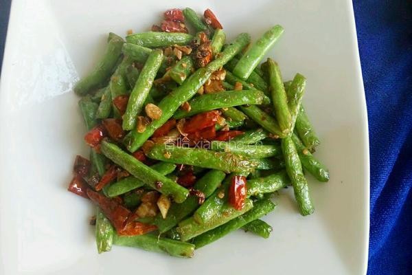 干煸四季豆的做法图解7