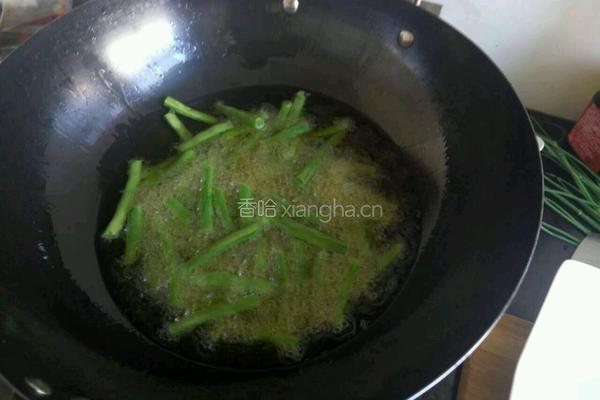 干煸四季豆的做法图解3